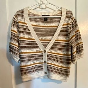 House of Harlow Puff Sleeve Cardigan